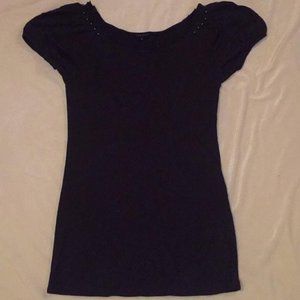 Theory cap-sleeve tunic / blouse